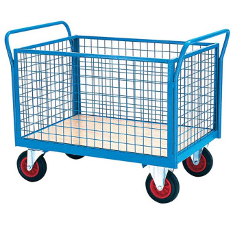Warehouse Picking Trolley with Sides